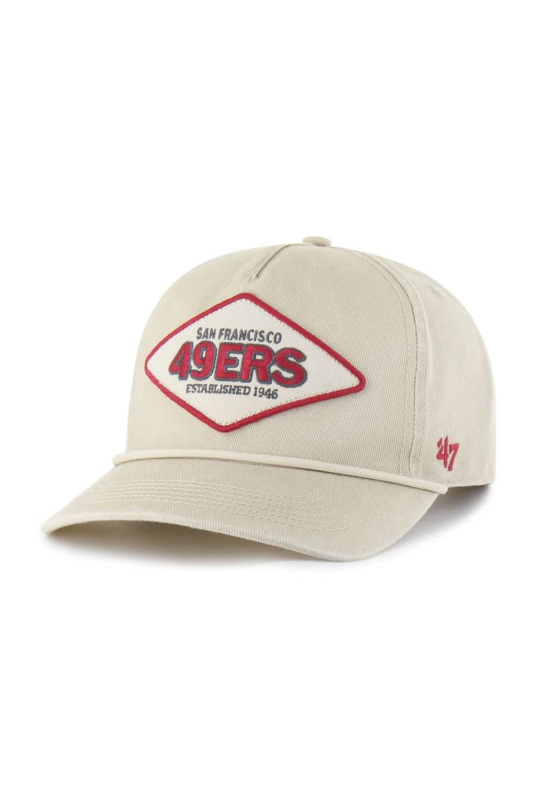 Men's '47 Khaki San Francisco 49ers Cairn Hitch Adjustable Hat, Alternate, color, Khaki