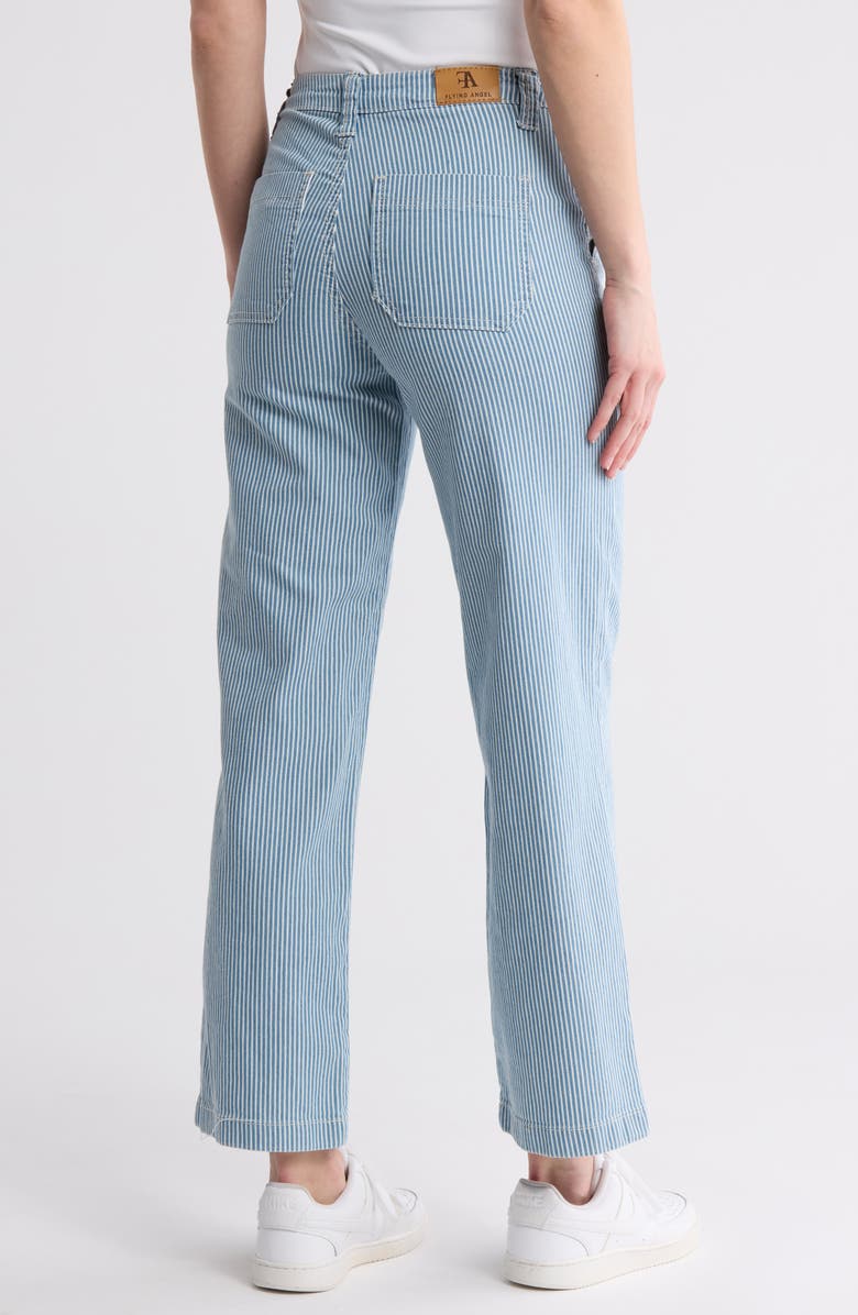 FLYING ANGEL Striped High Waist Pants, Alternate, color,
