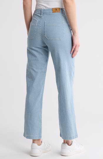 Striped High Waist Pants