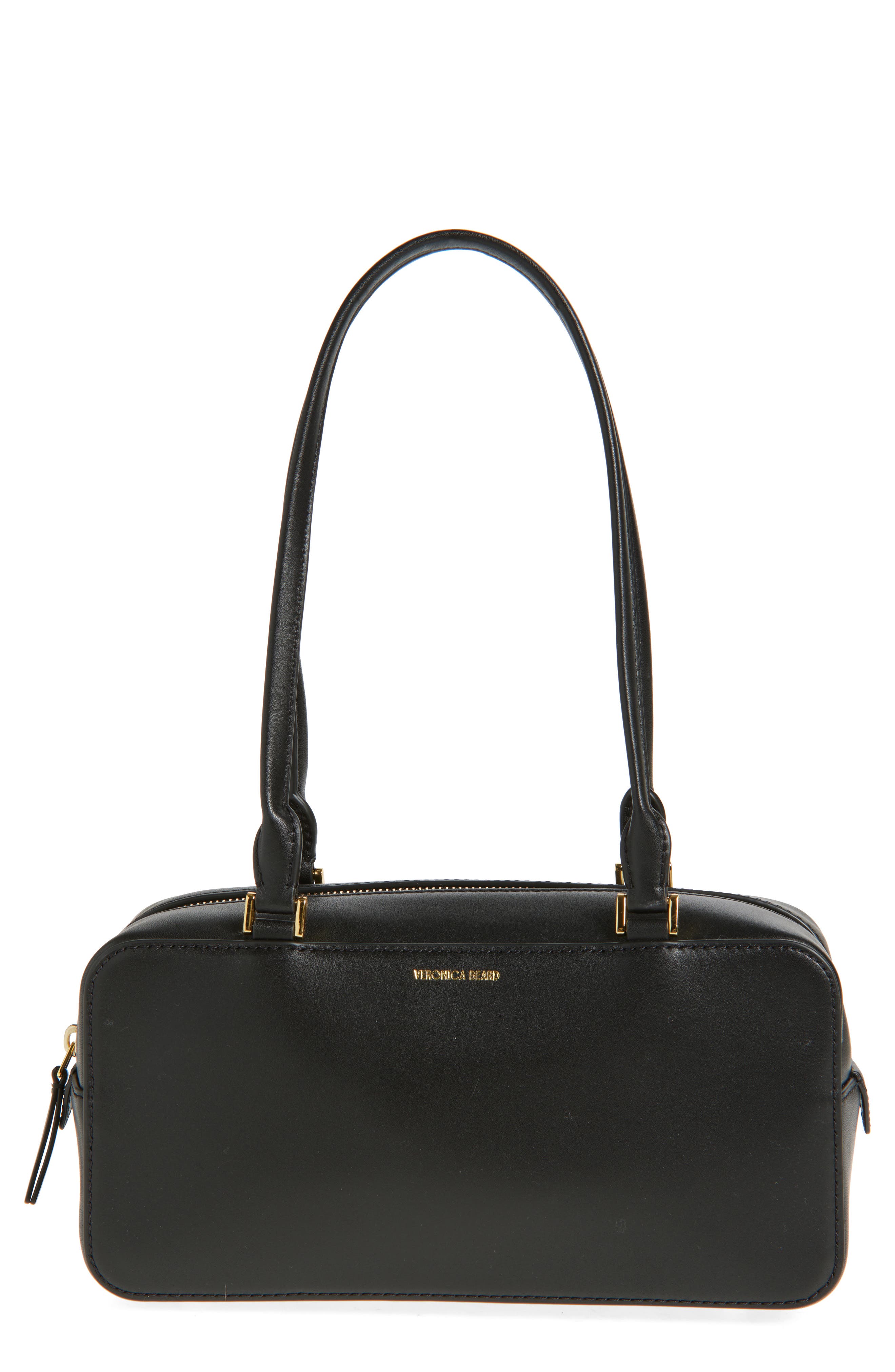 Veronica Beard Boxy Leather Shoulder Bag, Main, color, 