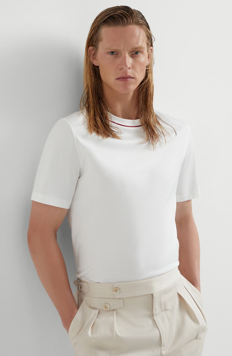 Brunello Cucinelli Jersey T-shirt, Alternate, color, 