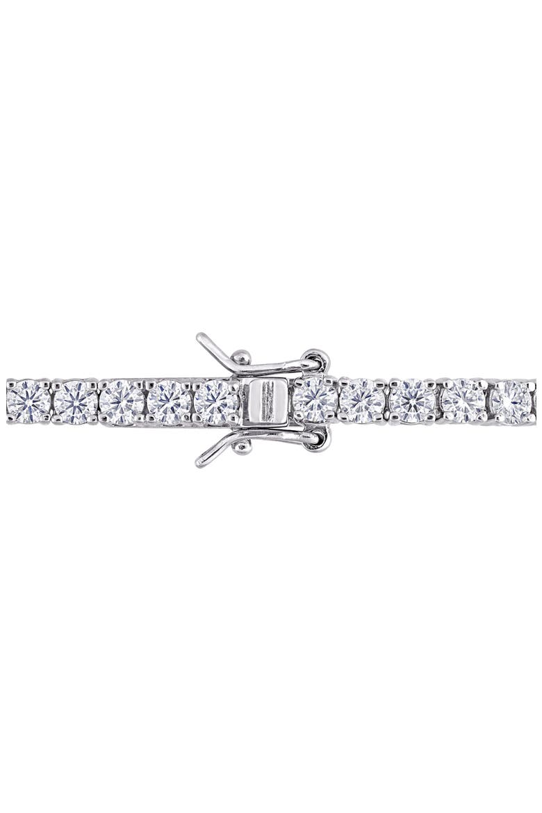 Sterling Silver Lab Grown Moissanite Tennis Bracelet, Alternate, color, SILVER