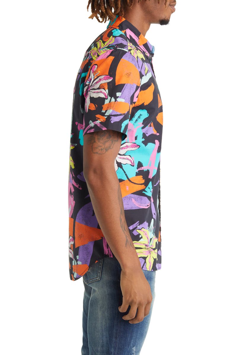 Chubbies Soft Stretch Full Button Short Sleeve Shirt, Alternate, color, 