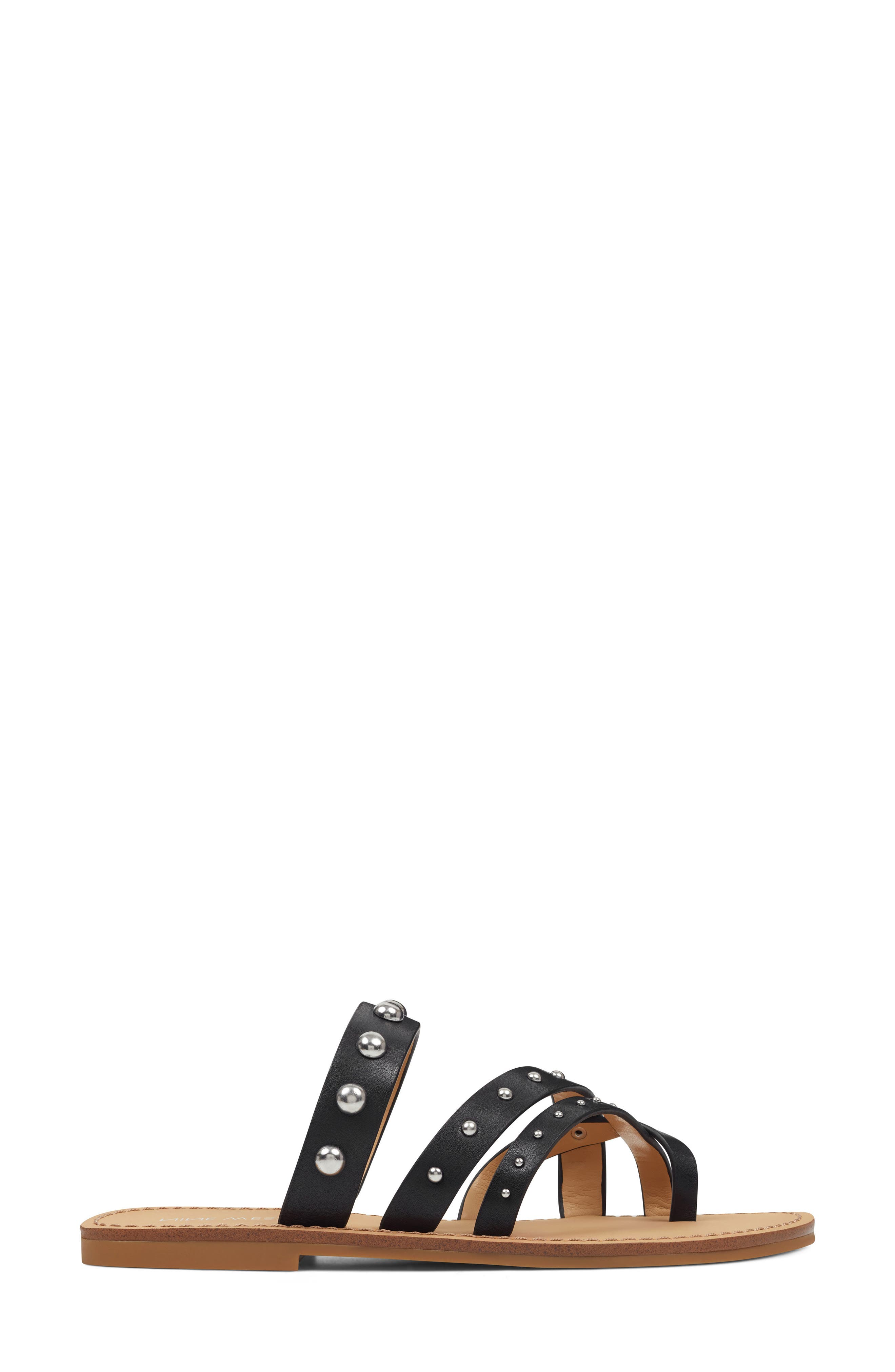 Nine West Clara Studded Toe Loop Sandal, Alternate, color, 