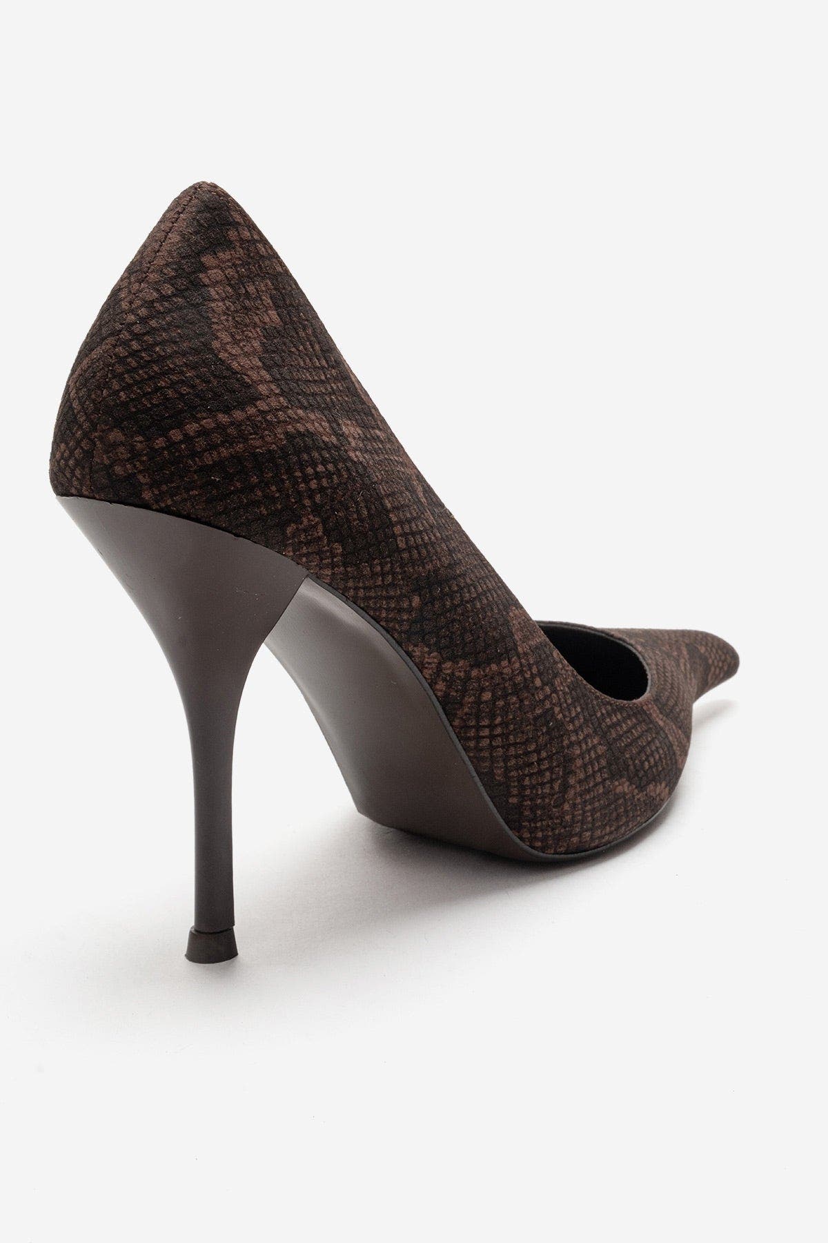Luce Pointed Toe Stiletto Pump, Alternate, color, Brown Pattern