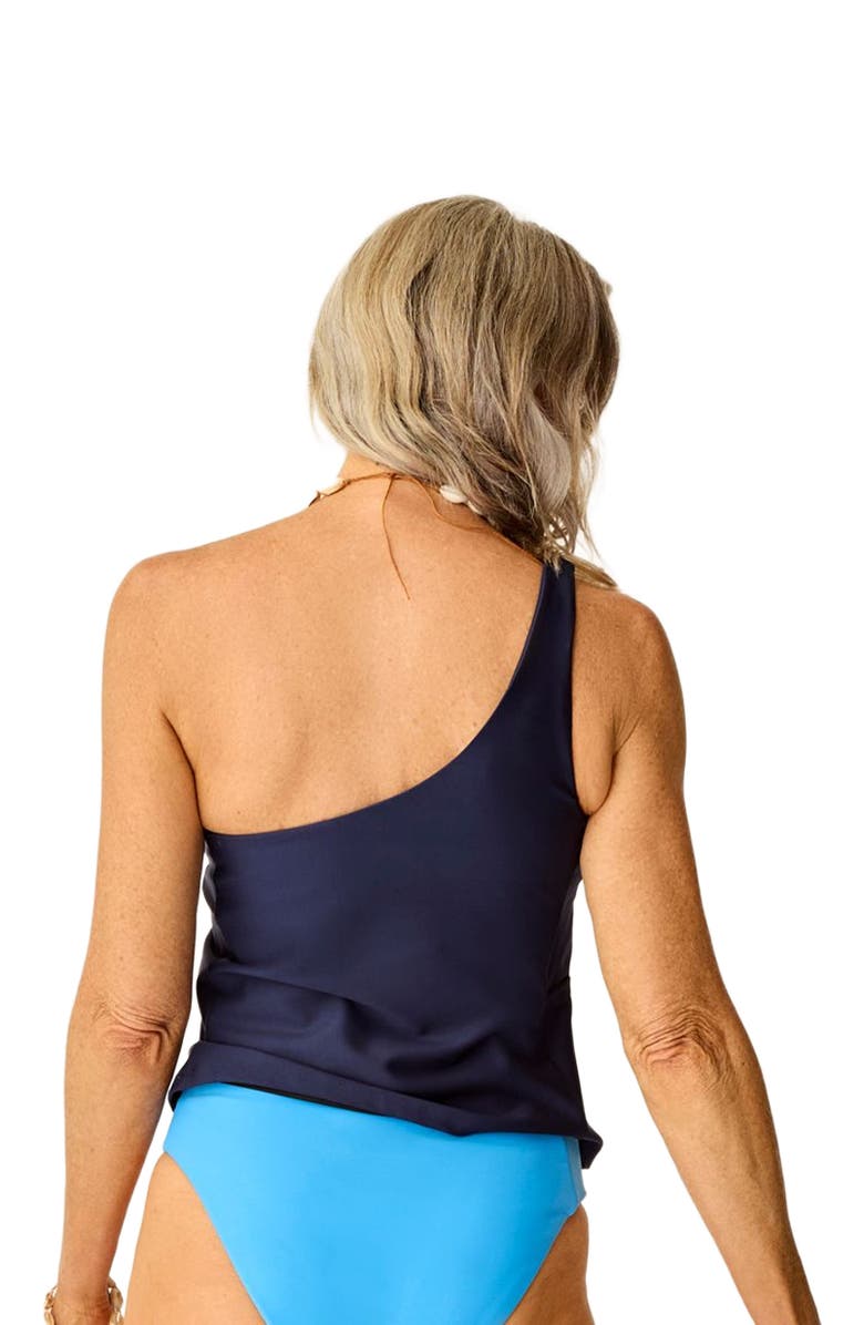 Carve Designs Rio Compression Tankini, Alternate, color, Navy