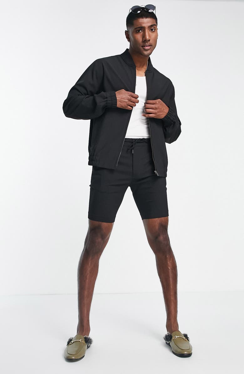 ASOS DESIGN Smart Bomber Jacket, Alternate, color, 