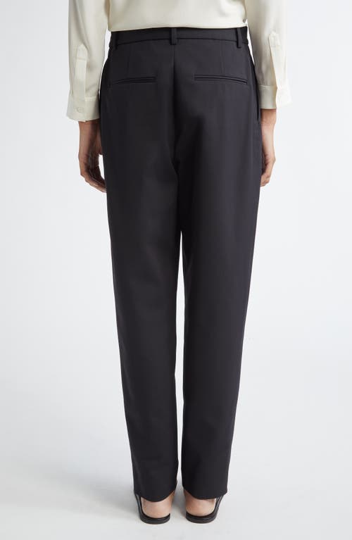 Partow Connor Tapered Straight Leg Pants In Black