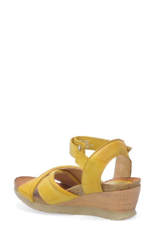 Miz Mooz Sofie Wedge Sandal In Ochre