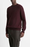 Vince Geometric Jacquard Wool & Cotton Blend Crewneck Sweater