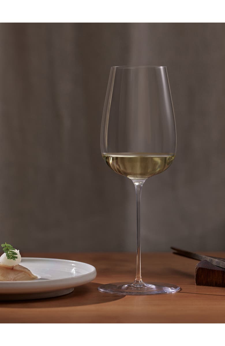 Orrefors Frantzén Set of 2 Handmade White Wine Glasses, Alternate, color, Clear