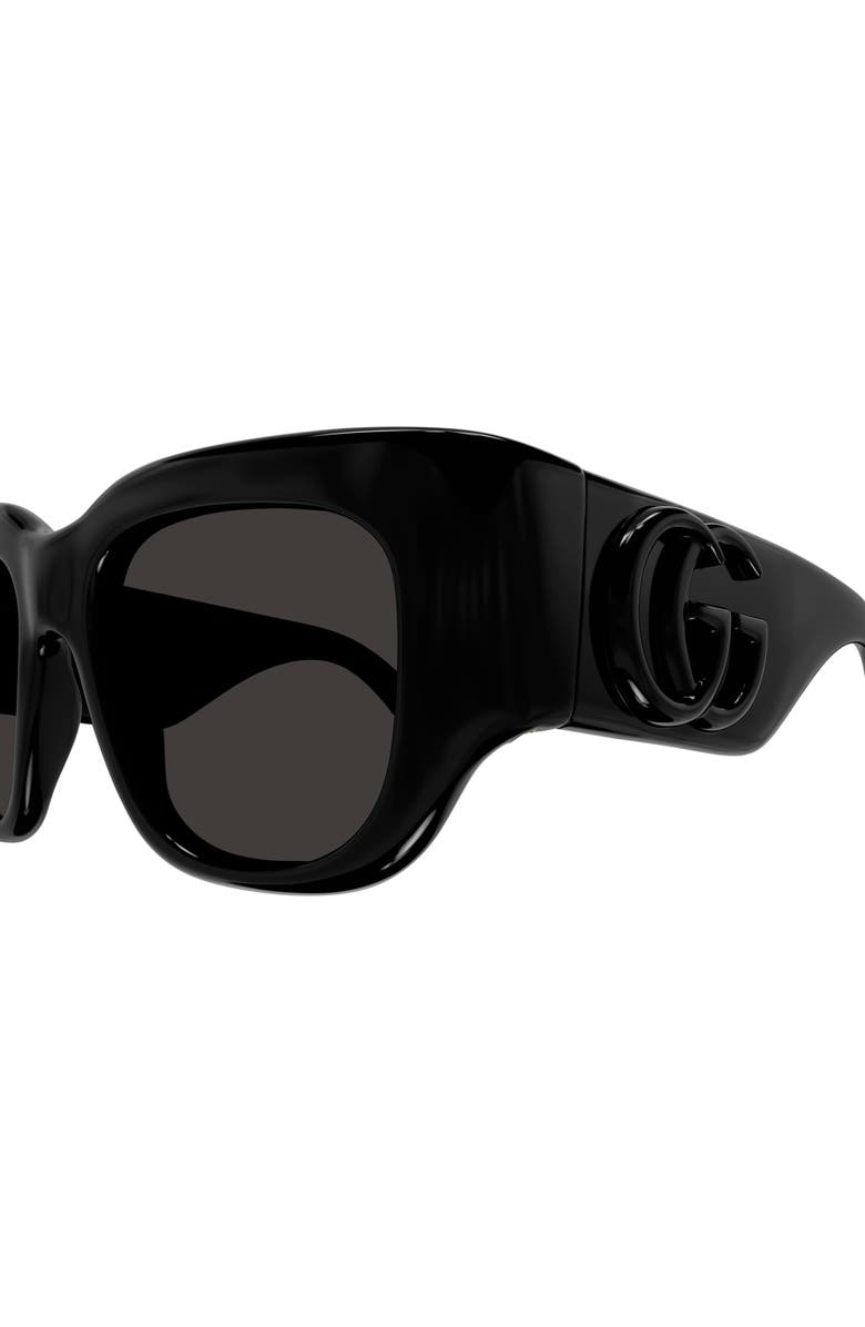 Gucci 53mm Square Sunglasses, Alternate, color, 