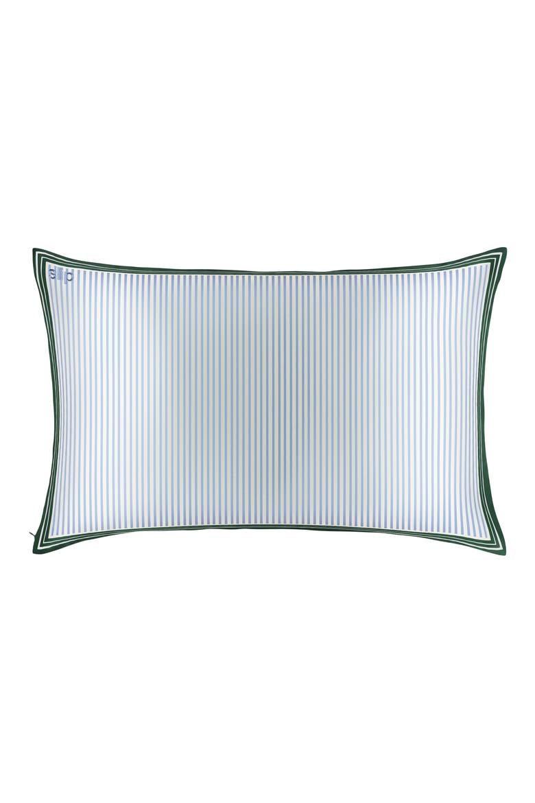 The Green Pure Silk Pillowcase, Alternate, color, THE LODGE