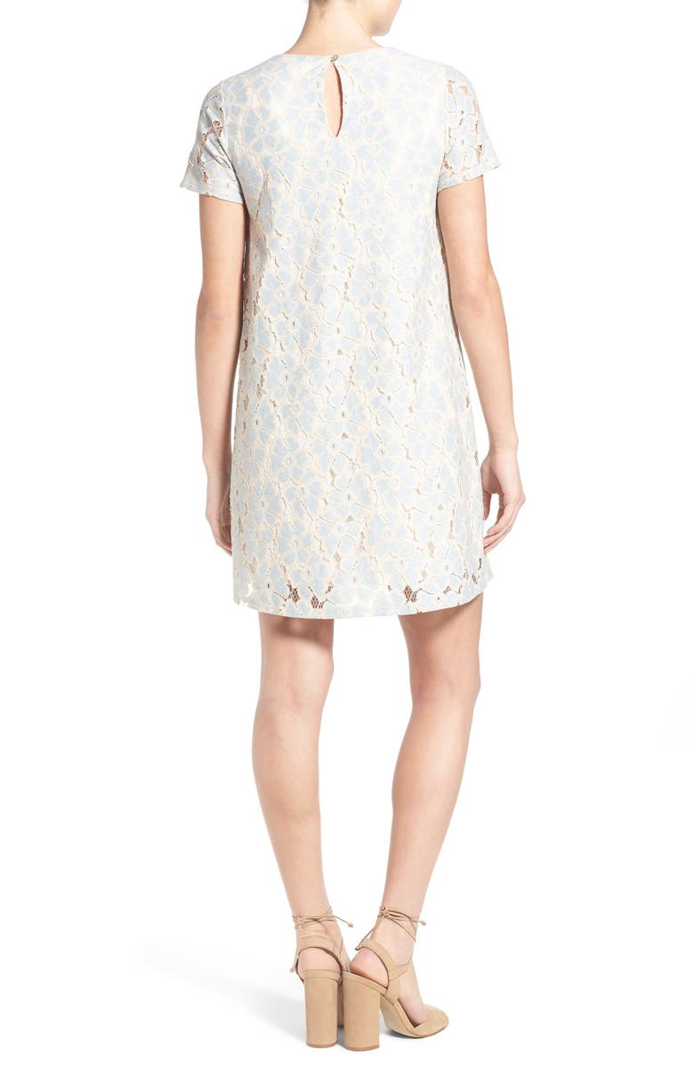 Dee Elly dee elle Lace Shift Dress, Alternate, color, 