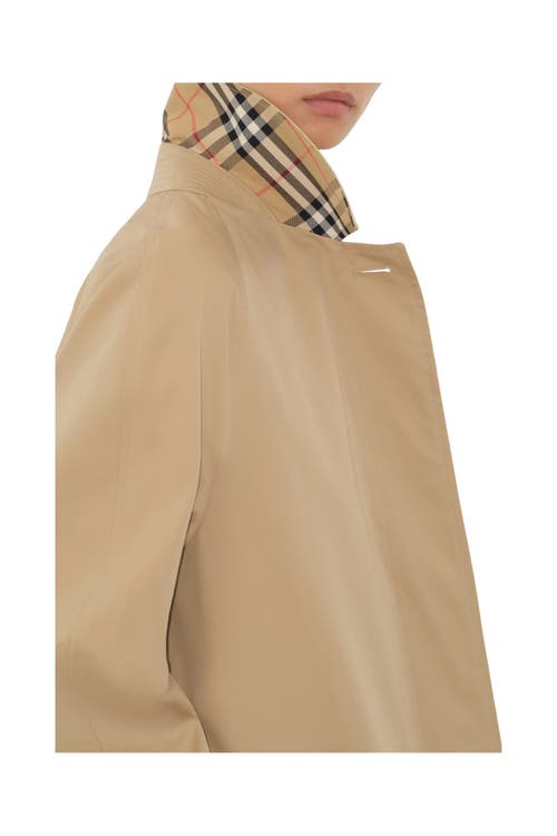 Burberry Mid-length Camden Heritage Car Coat In Brown