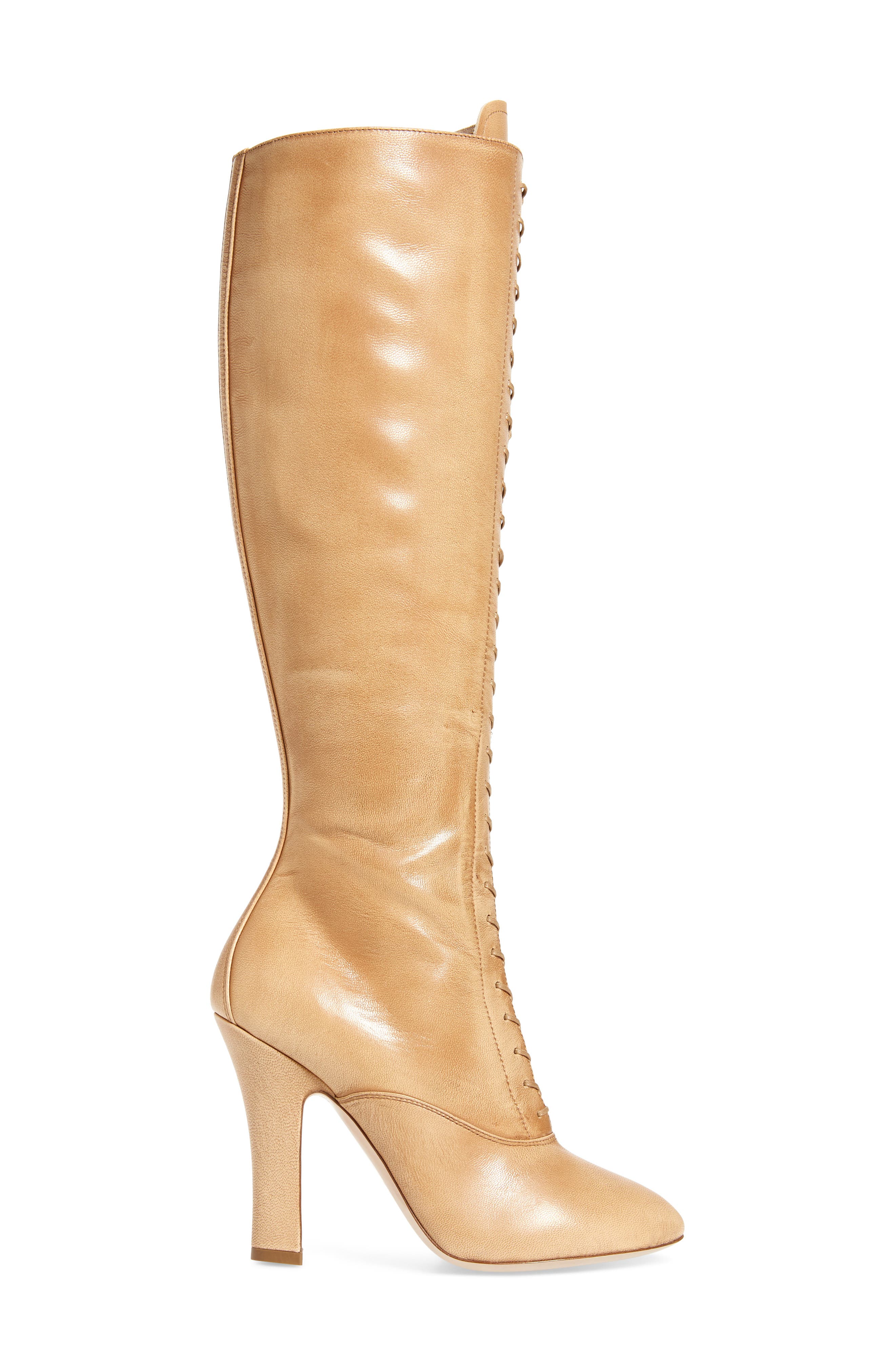 Miu Miu Knee High Boot, Alternate, color, 