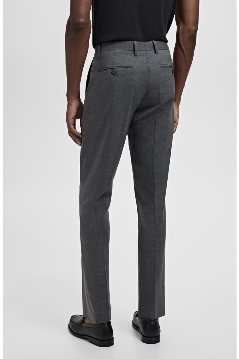 Turin Virgin Slim Fit Wool Pants, Alternate, color, GREY