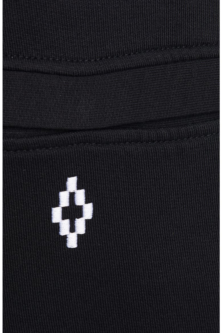 Logo Patch Sweatpants, Alternate, color, BLACK BLACK