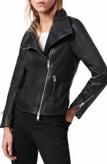 AllSaints Ellis Leather Biker Jacket