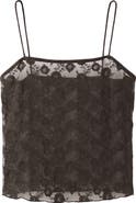 MANGO Floral Lace Camisole