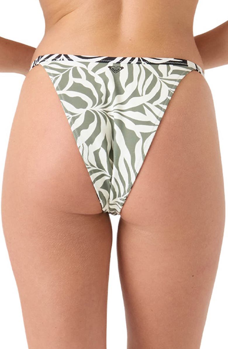 Roxy Surfer's Paradise Reversible High Cut Bikini Bottoms, Alternate, color, 