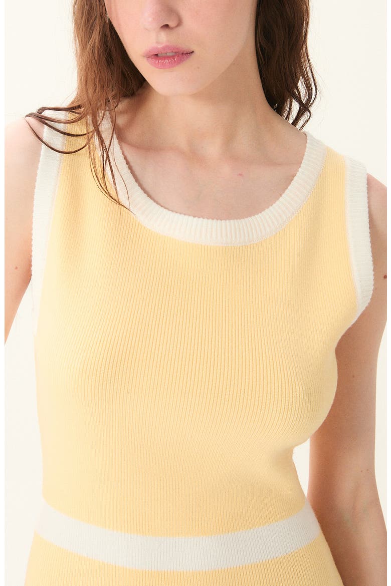 Kimolos Minidress, Alternate, color, BUTTER