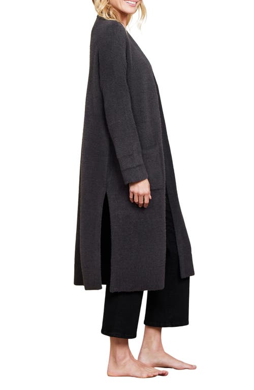Barefoot Dreams ® Cozychic® Luxe High Slit Long Cardigan In Black