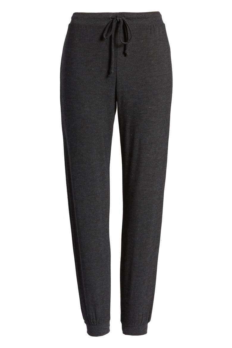 Vacay Vibers Cozy Joggers, Alternate, color, BLACK