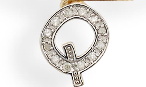Meshmerise Diamond Initial Charm Bracelet In Animal Print