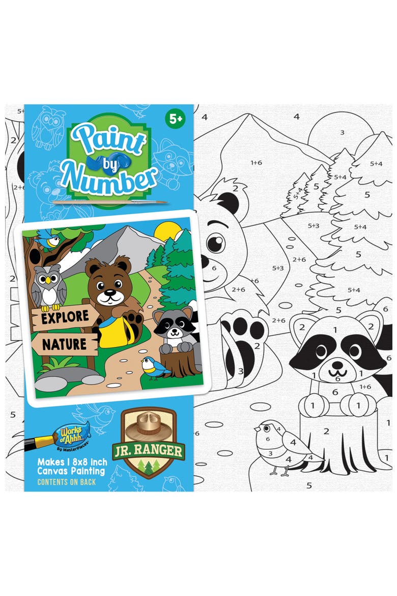 Jr. Ranger - Nature Paint by Number Kids, Main, color, Multicolor