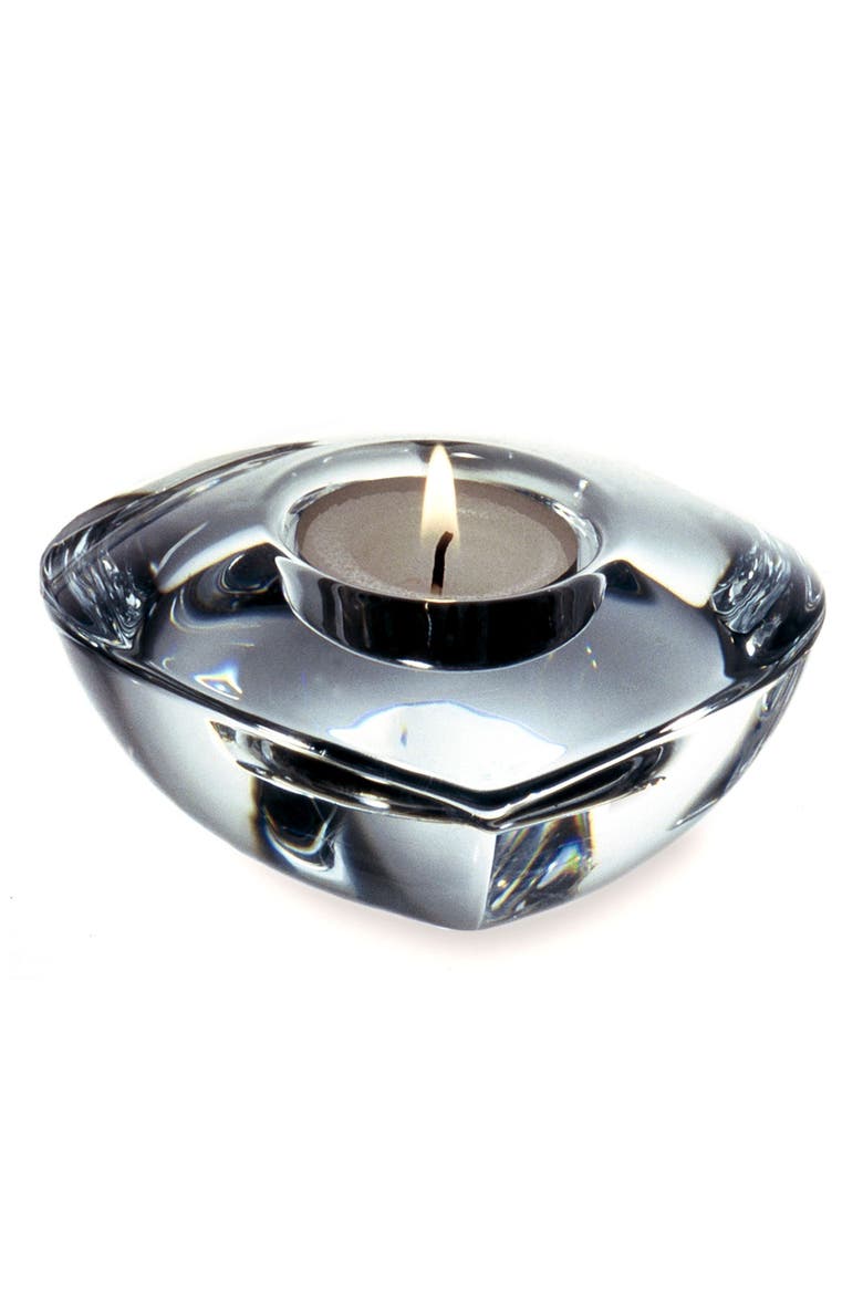'Amour' Votive Candle Holder, Main, color, CLEAR