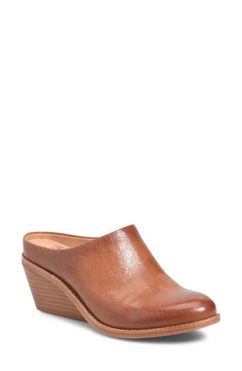 Söfft Nicki Leather Mule In Brown