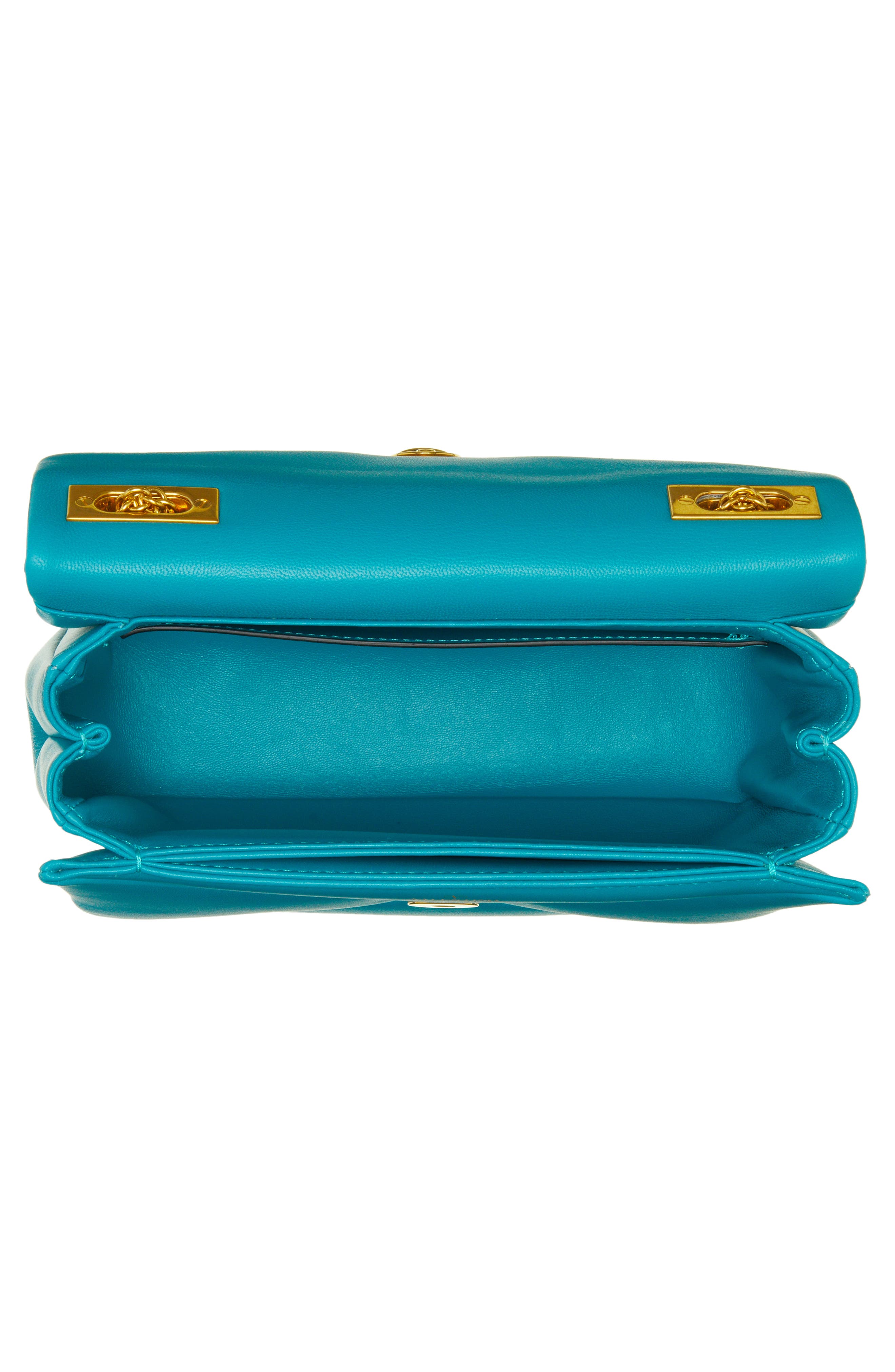 Valentino Garavani One Stud Leather Shoulder Bag, Alternate, color, 