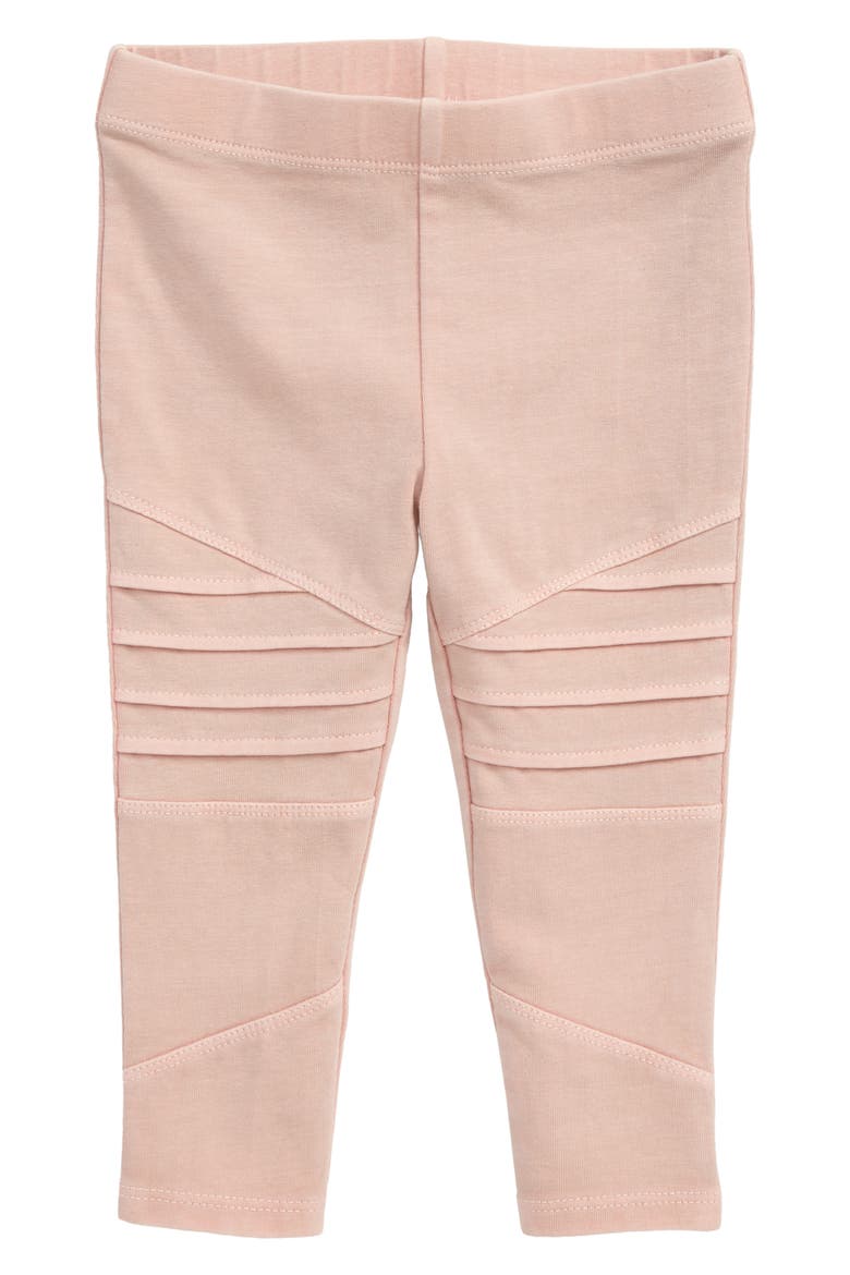 Washed Moto Leggings, Main, color, PINK PEACHSKIN WASH