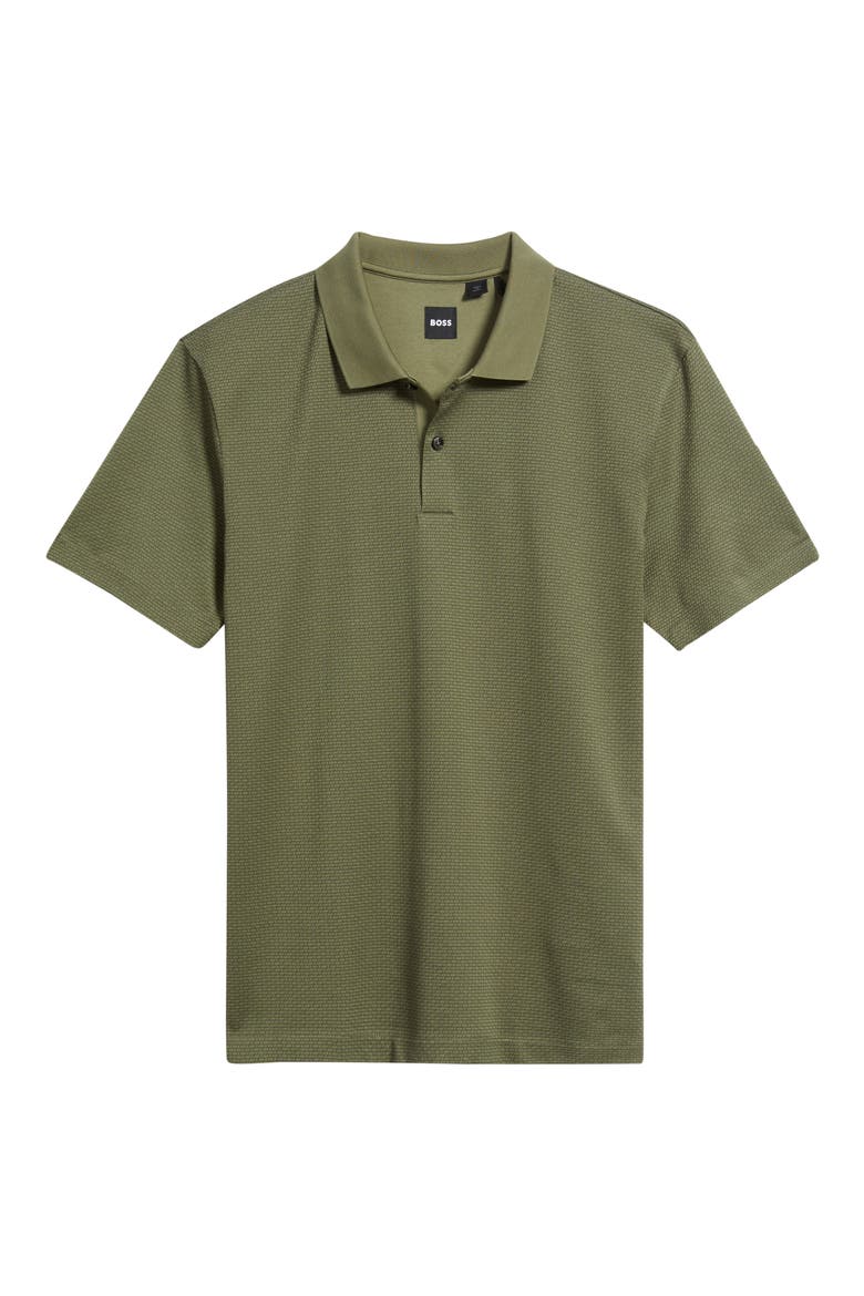 Parlay Geo Pattern Cotton Polo, Alternate, color, MEDIUM GREEN