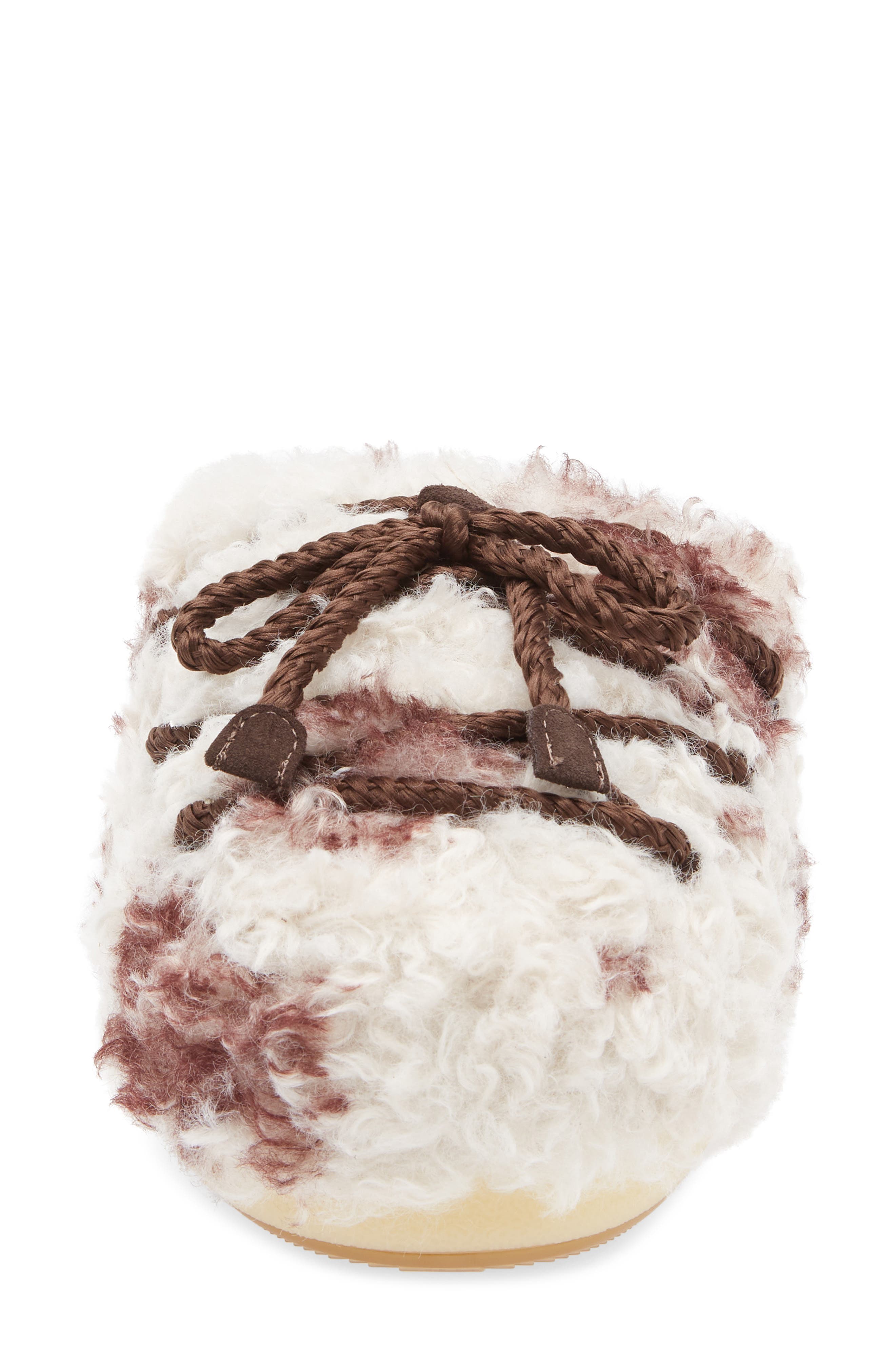 Moon Boot<sup>®</sup> EVX Curly Water Repellent Mule, Alternate, color, Cow