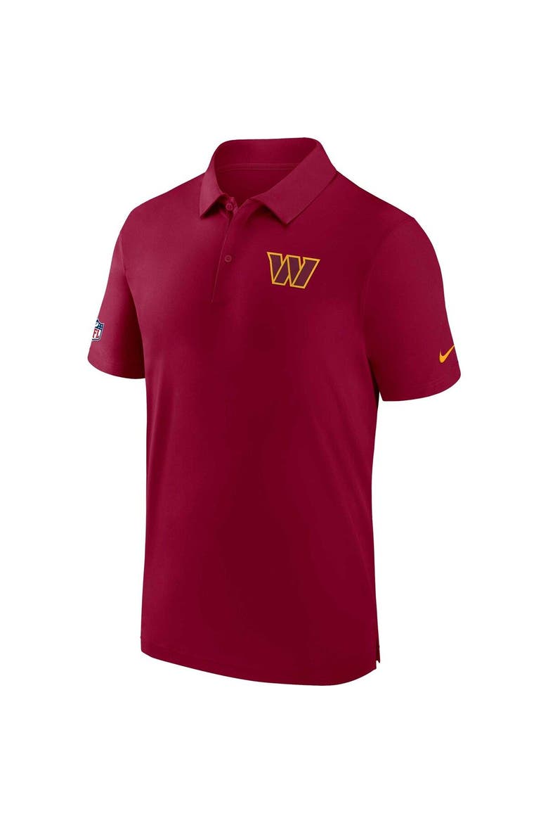 Men's Nike Burgundy Washington Commanders Sideline Coaches Performance Polo, Alternate, color, Burgundy