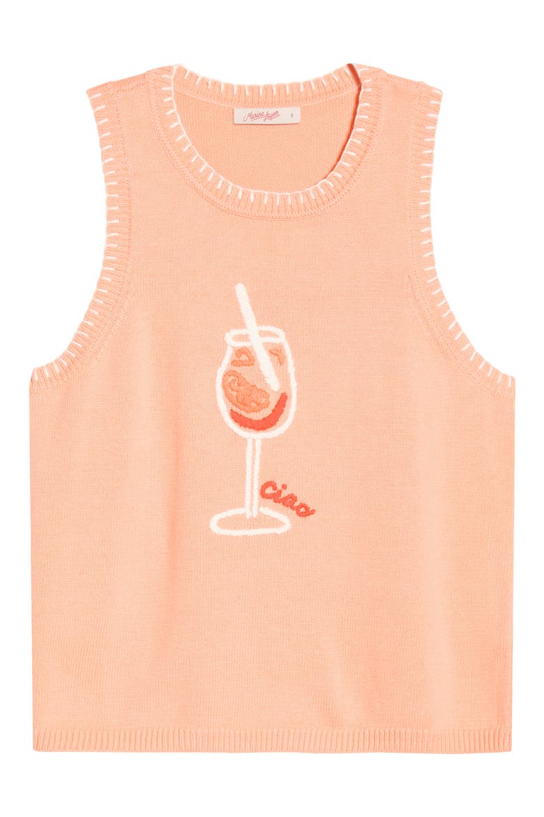 Marisol Cotton Sweater Vest, Alternate, color, APEROL