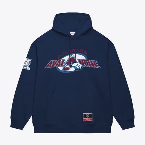 Men's Mitchell & Ness Navy Colorado Avalanche Team Up Hoodie
