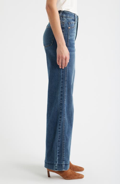 Wit & Wisdom Skyrise Double Side Seam Wide Leg Jeans