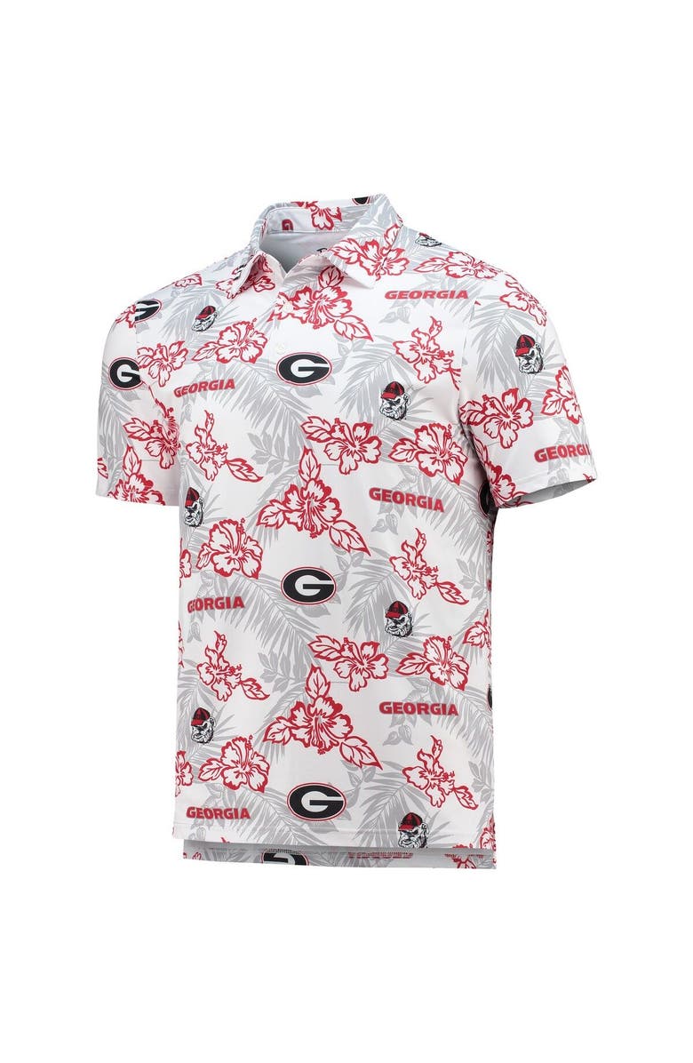 Reyn Spooner Men's Reyn Spooner White Georgia Bulldogs Performance Polo, Alternate, color, 