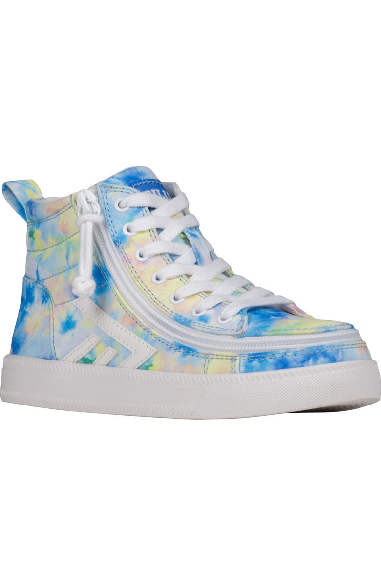BILLY Footwear Kids' BILLY CS High Top Sneaker, Main, color, Blue Watercolor