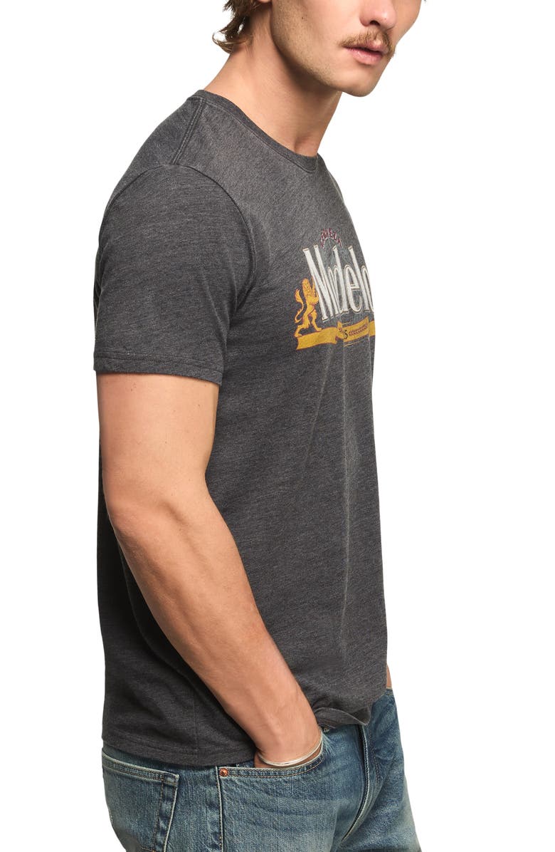 Lucky Brand Modelo Skulls Graphic Cotton T-Shirt, Alternate, color, Jet Black