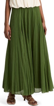 Vince Crinkled Maxi Skirt