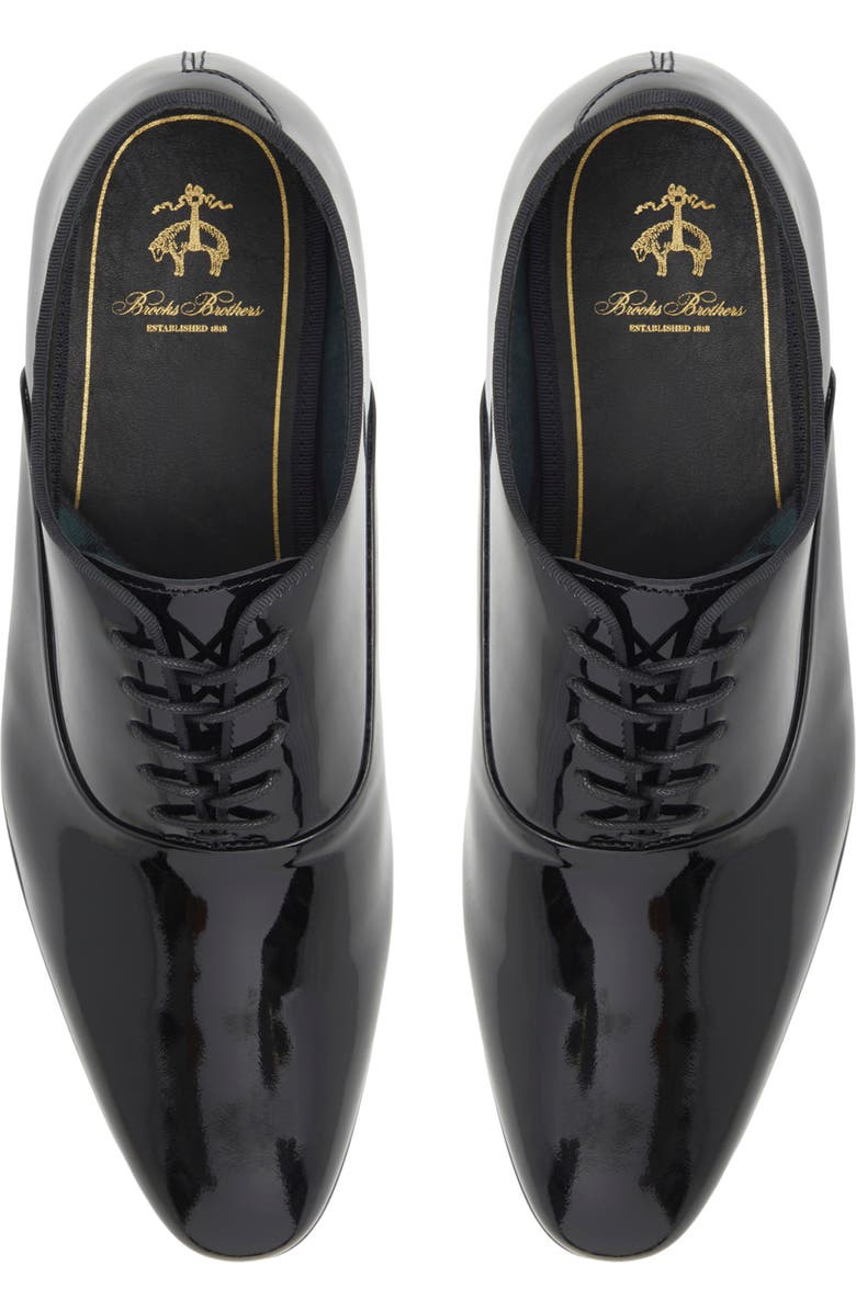Brooks Brothers Pierce Patent Leather Oxford, Alternate, color,