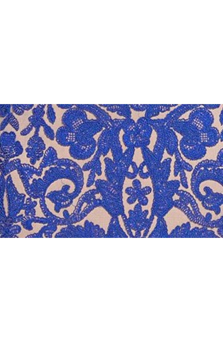 Tadashi Shoji Lace A-Line Gown, Main, color, 