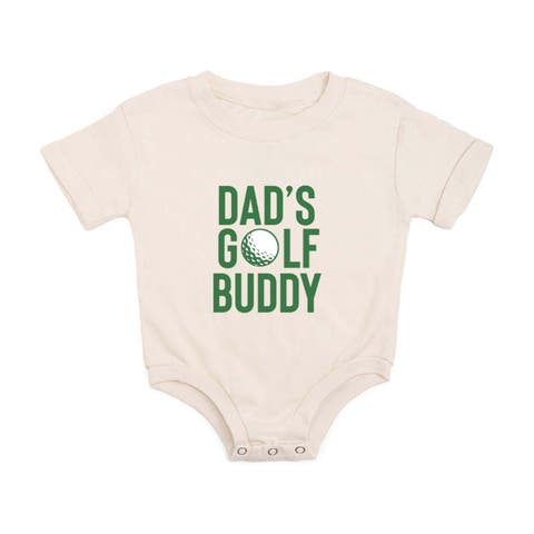 Dad's Golf Buddy Short Sleeve Romper (Baby)