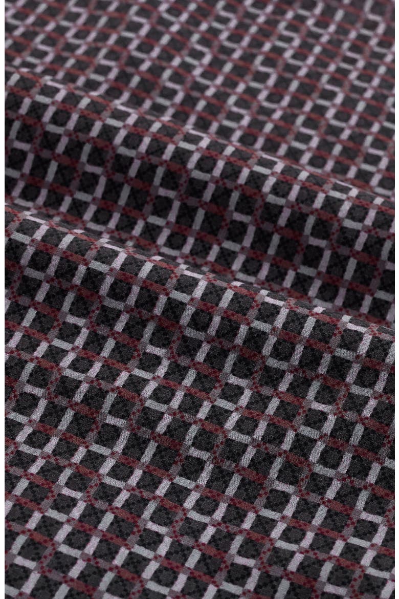 Jimmy OoohCotton® Check Button-Up Shirt, Alternate, color, MAHOGANY