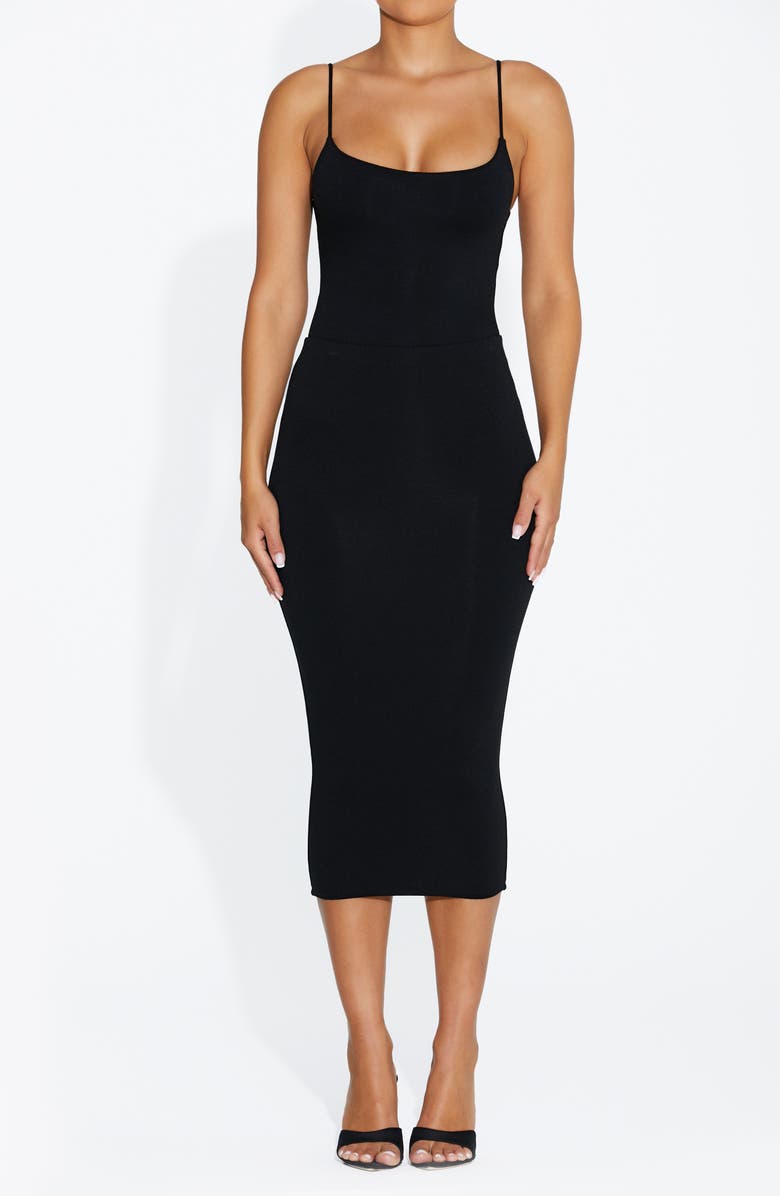 Naked Wardrobe Got the Scoop Tank Bodysuit, Alternate, color, 