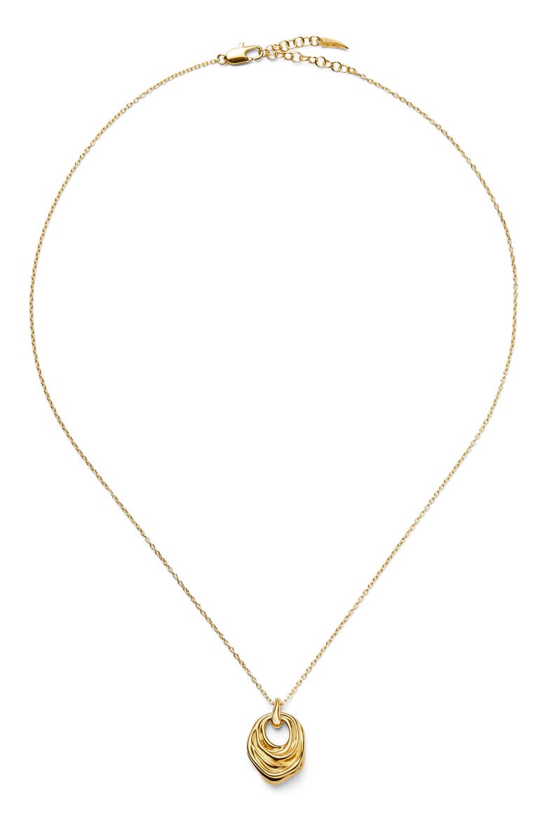 Mark Gong Draped Pendant Necklace, Alternate, color, GOLD